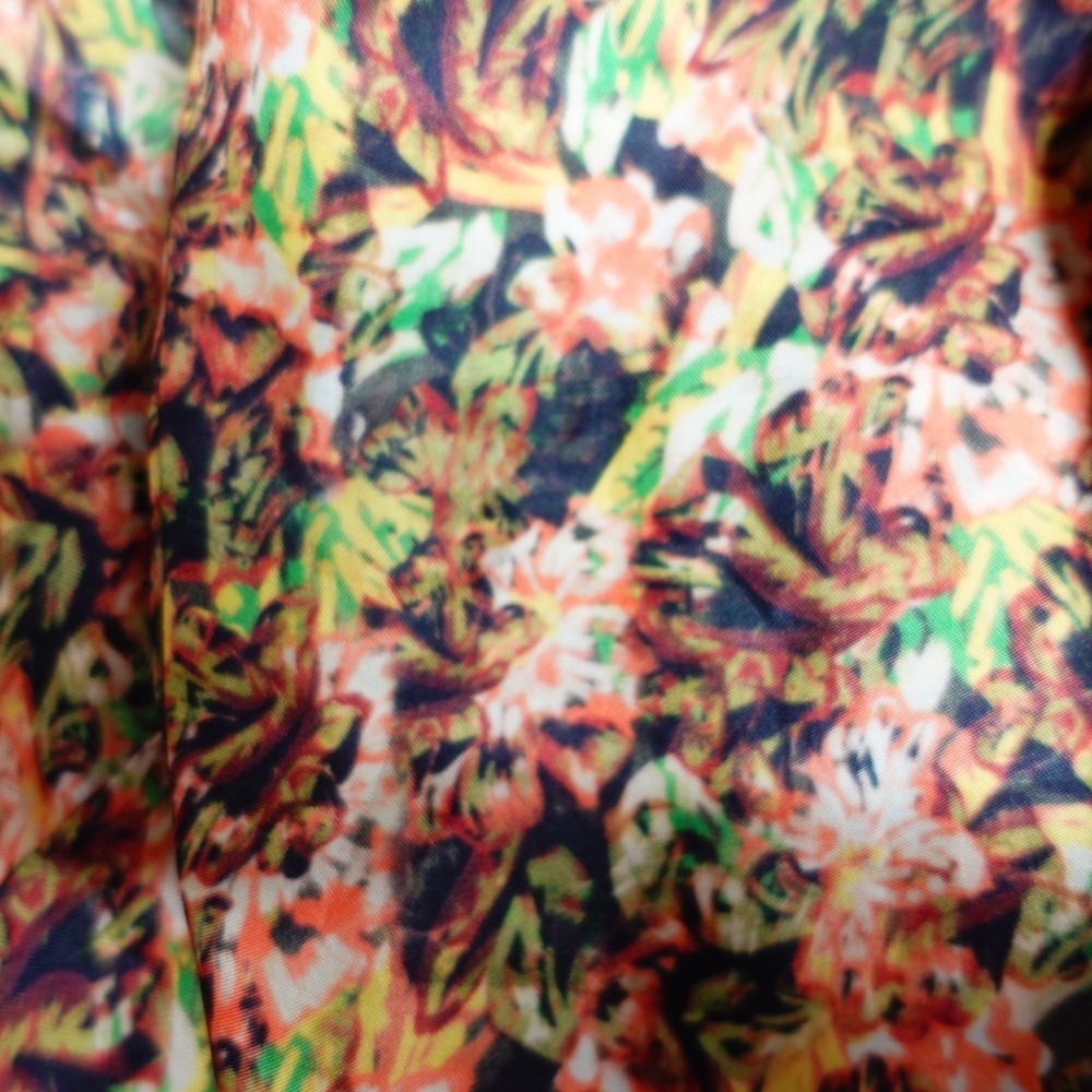 Kimono Robe Womens S M Green Yellow Floral Boho Side Slit Duster Kaftan NAYAM 1 - Picture 6 of 13